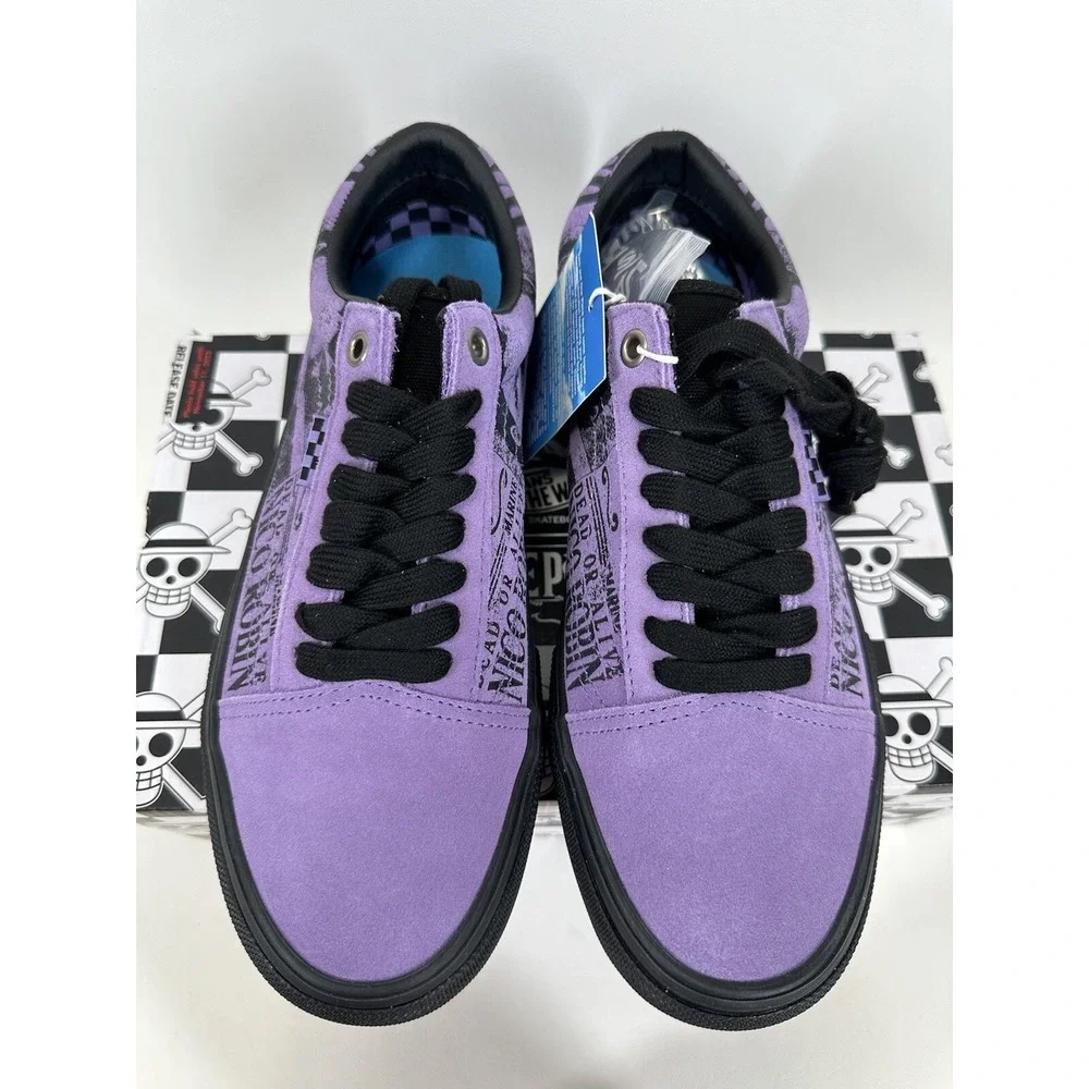 Vans One Piece Wanted Nico Robin Skate Old Skool Shoes Men's 7 New In Box